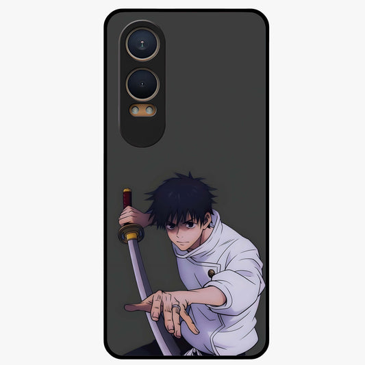 Void Silence Aesthetic Glass Case for 1+Nord Ce 4 Lite minimalist front view featuring dark abstract artwork with subtle tones