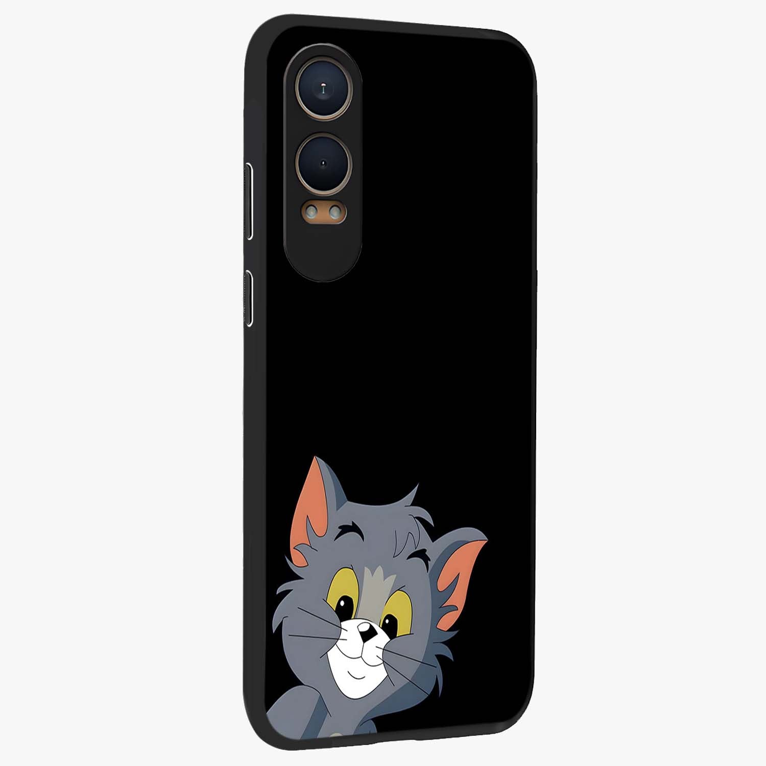 Forever Chasing Love Tom Glass Case for 1+Nord CE 4 Lite side perspective highlighting expressive illustration and premium edges