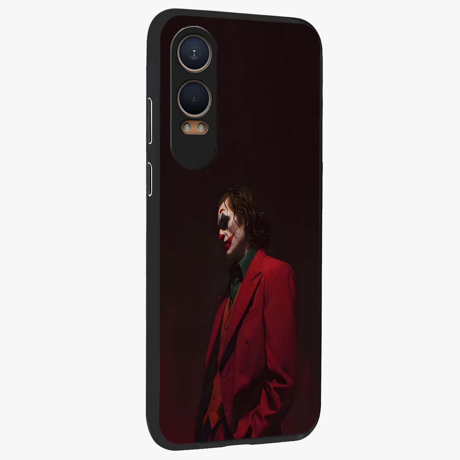 Tragic Chaos King Glass Case for 1+Nord Ce 4 Lite side perspective highlighting strong textures and sleek premium build