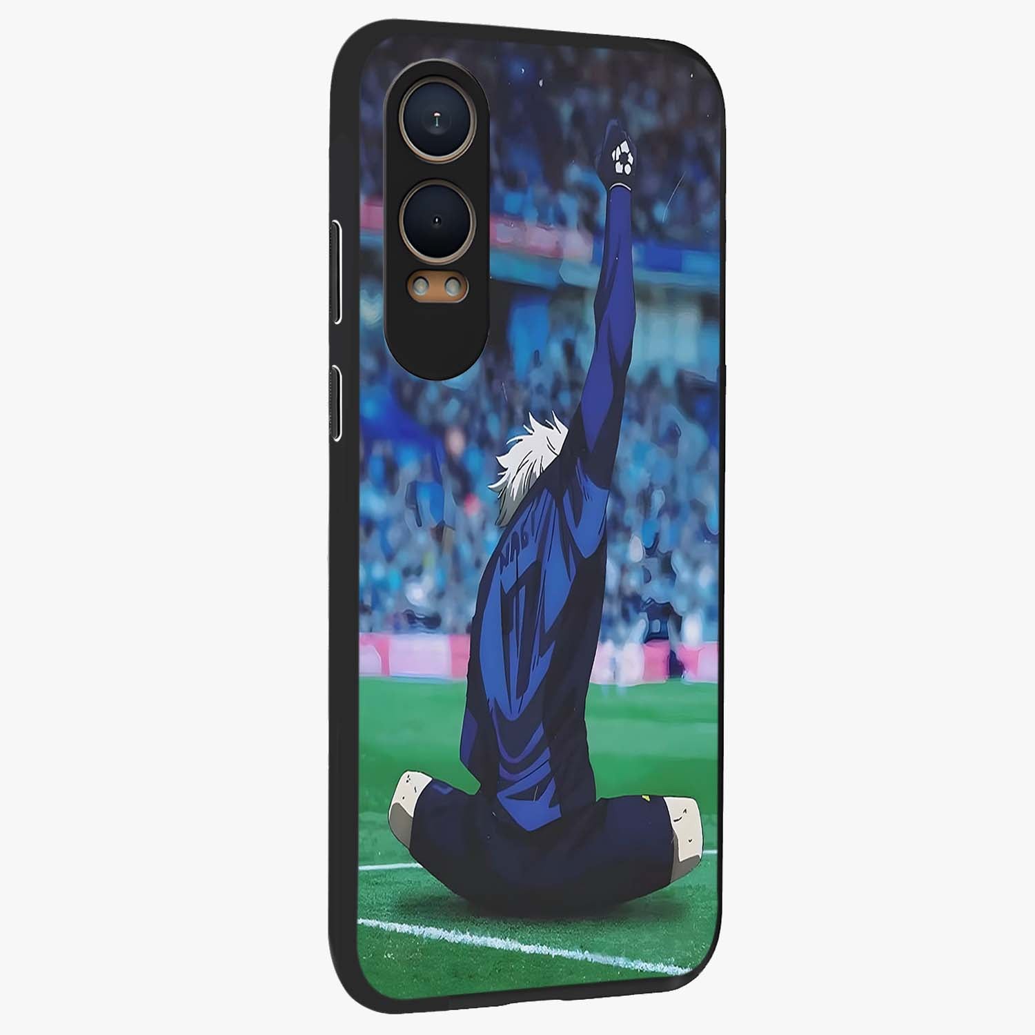 Victory Silence Anthem Glass Case for 1+Nord Ce 4 Lite side perspective highlighting clean textures and sleek premium build