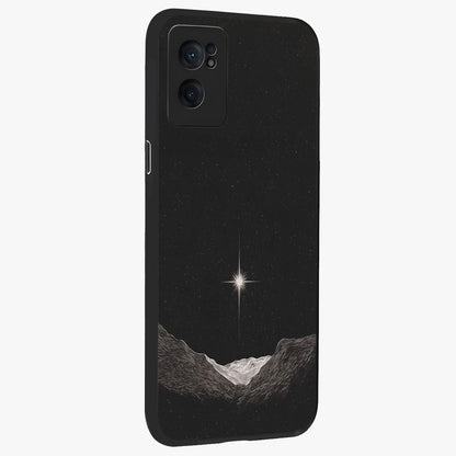 Cosmic Dream Night Glass Case for 1+Nord CE 2  angled mockup showcasing glossy finish and rich midnight gradients