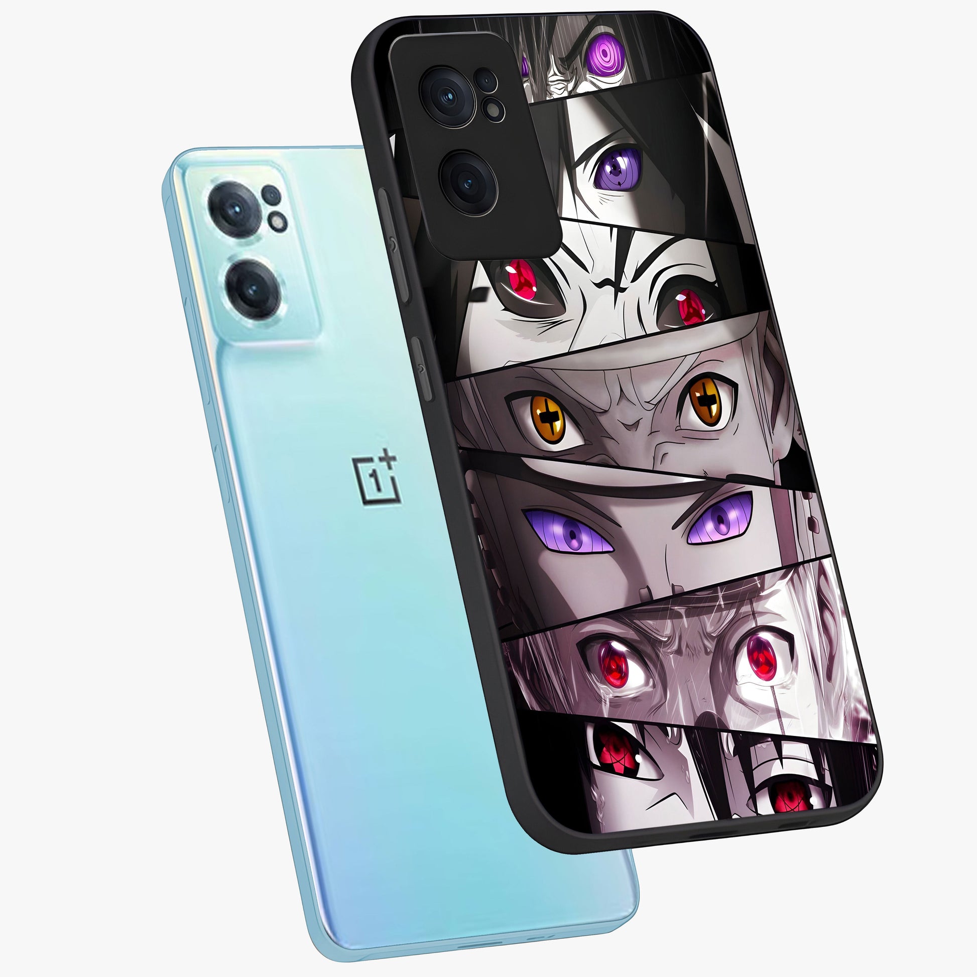 Eyes of Destiny Glass Case for 1+Nord CE 2  side perspective highlighting dramatic textures and sleek premium edges