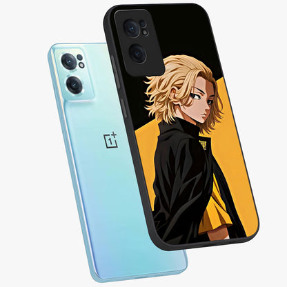 Golden Shadow Commander Glass Case for 1+Nord CE 2  side perspective highlighting intense detailing and premium edge finish