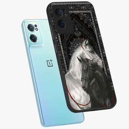 Majestic Ride Legacy Glass Case for 1+Nord CE 2  side perspective highlighting sleek motion textures and smooth build