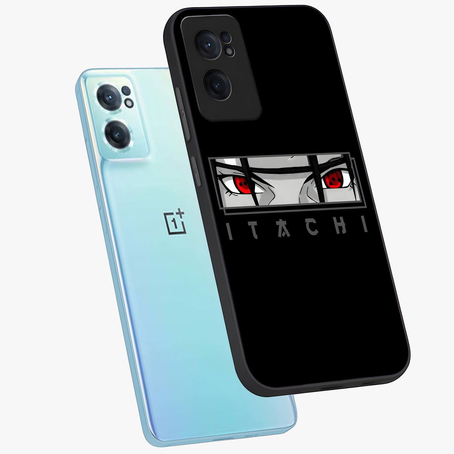 Scarlet Gaze Dominance Glass Case for 1+Nord Ce 2  side perspective highlighting powerful detailing and smooth build