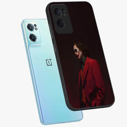 Tragic Chaos King Glass Case for 1+Nord Ce 2  side perspective highlighting strong textures and sleek premium build