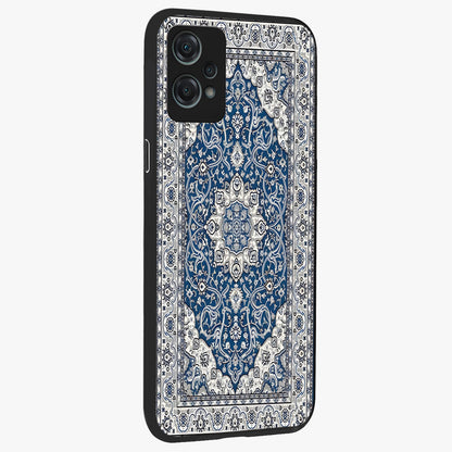 Blue Palace Dream Glass Case for 1+Nord Ce 2 Lite side perspective highlighting intricate palace design and sleek edges