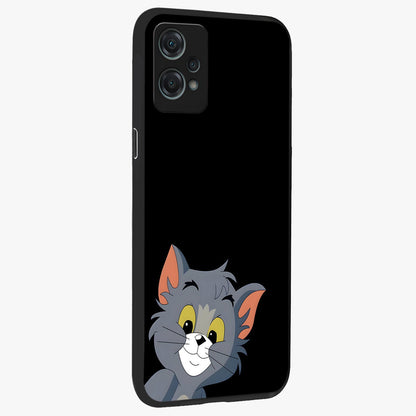 Forever Chasing Love Tom Glass Case for 1+Nord Ce 2 Lite side perspective highlighting expressive illustration and premium edges
