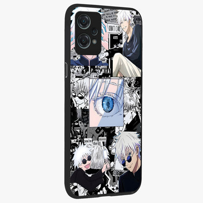 Infinity Sorcerer Chaos Glass Case for 1+Nord Ce 2 Lite displayed upright for dramatic fantasy visibility and premium finish.