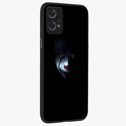 Midnight Madness Smile Glass Case for 1+Nord Ce 2 Lite side perspective highlighting expressive textures and sleek edges