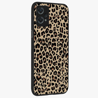 Savage Chic Pattern Glass Case for 1+Nord Ce 2 Lite side perspective highlighting clean textures and premium edges