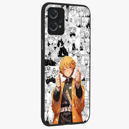 Thunder Smile Hero Glass Case for 1+Nord Ce 2 Lite side perspective highlighting dynamic textures and premium edges