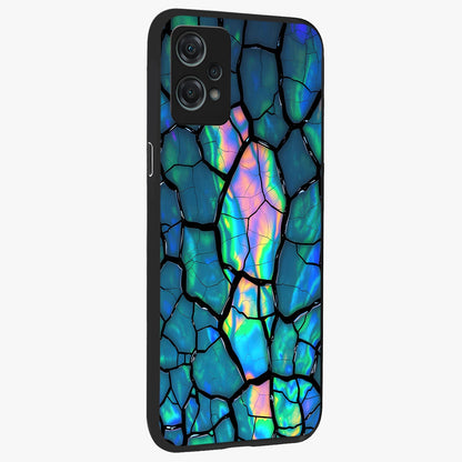 Tropical Wing Vibe Glass Case for 1+Nord Ce 2 Lite side perspective highlighting dynamic textures and sleek premium build