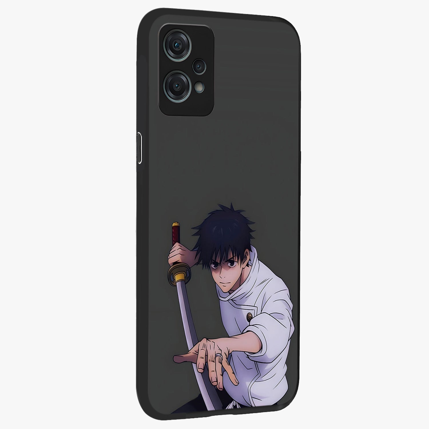 Void Silence Aesthetic Glass Case for 1+Nord Ce 2 Lite side perspective highlighting smooth textures and sleek premium build