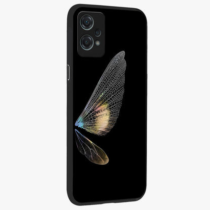 Whispers of Wings Glass Case for 1+Nord Ce 2 Lite side perspective highlighting light airy textures and premium edges
