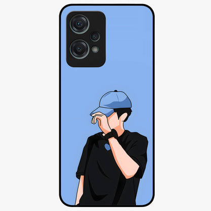 Cool Calm Love Glass Case for 1+Nord Ce 2 Lite aesthetic front view featuring soothing typography artwork with soft tones