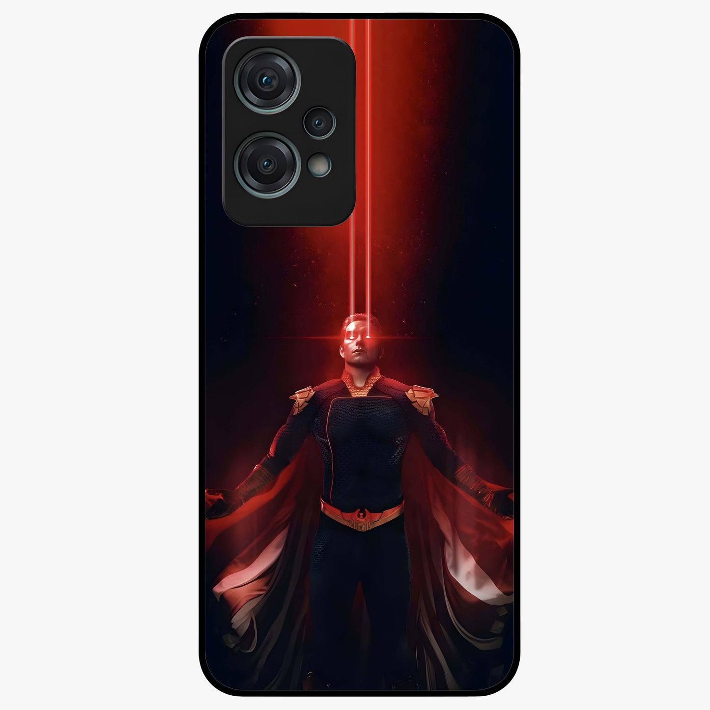Crimson Vision Ascension Glass Case for 1+Nord Ce 2 Lite bold front view featuring visionary crimson themed artwork