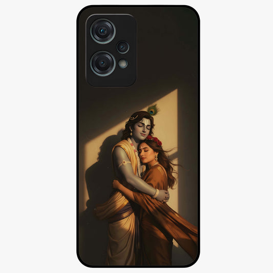 Divine Eternal Love Glass Case for 1+Nord Ce 2 Lite elegant front view featuring romantic spiritual artwork in soft tones