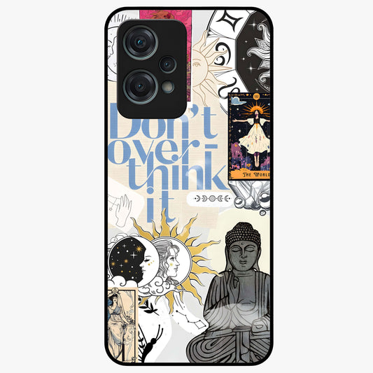 Ethereal Thoughts Glass Case for 1+Nord Ce 2 Lite dreamy front view featuring abstract artistic artwork with soft tones