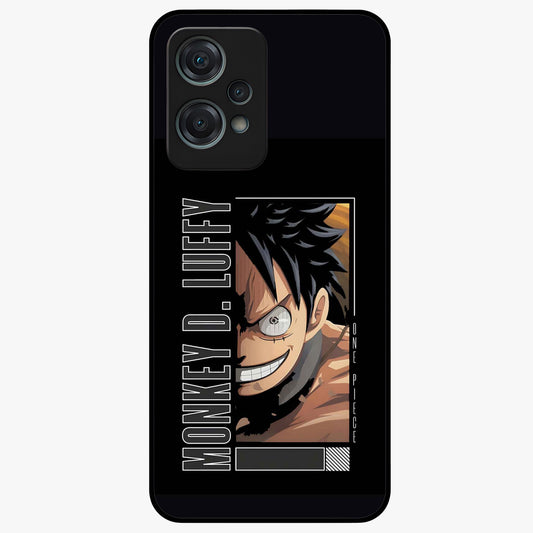 Fearless Pirate Smile Glass Case for 1+Nord Ce 2 Lite edgy front view featuring pirate inspired artwork with bold expression