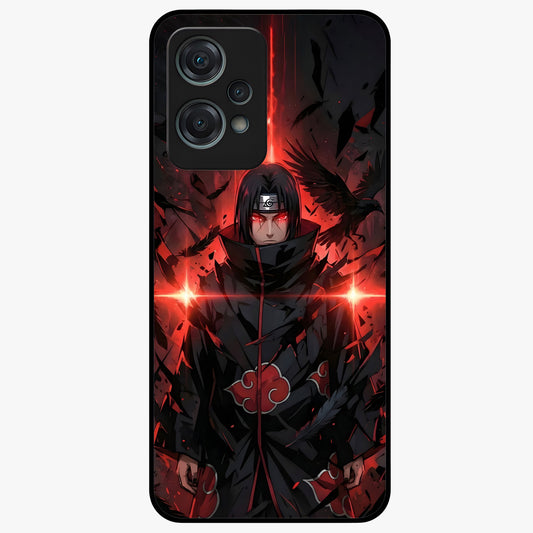 Focused Blade Discipline Glass Case for 1+Nord Ce 2 Lite bold front view featuring sharp blade inspired artistic artwork