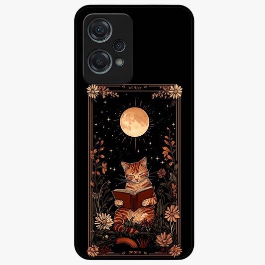Magical Cat Chronicle Glass Case for 1+Nord Ce 2 Lite stylish front view featuring bold modern artistic artwork