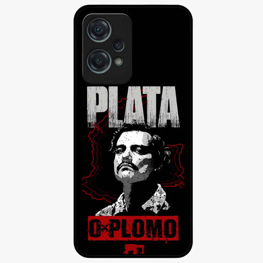 Notorious Crime Empire Glass Case for 1+Nord Ce 2 Lite bold front view featuring edgy crime inspired artwork