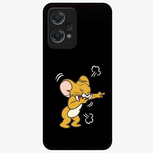 Playful Jerry Vibes Glass Case for 1+Nord Ce 2 Lite cheerful front view featuring animated cartoon artwork with playful energy