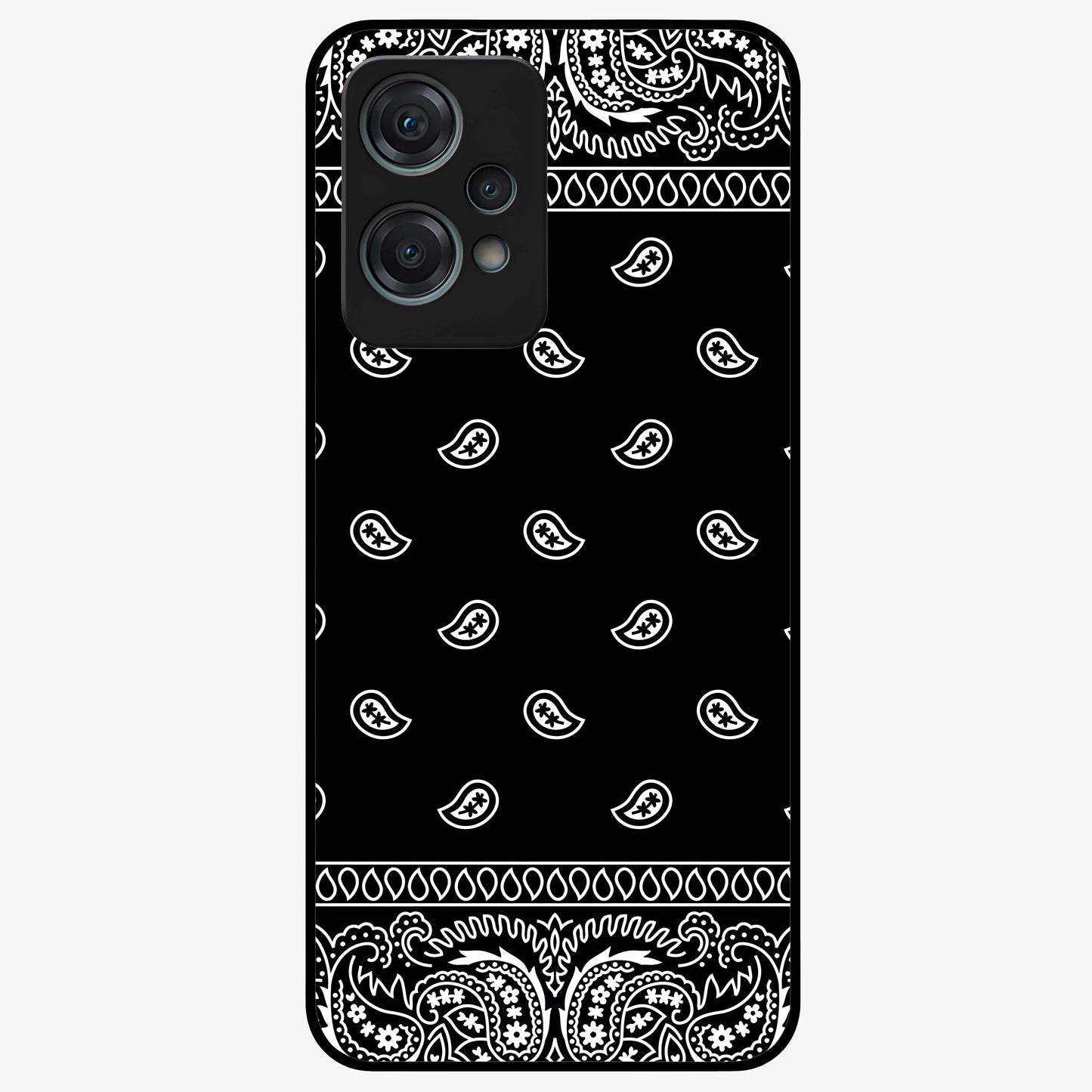 Retro Rebel Threads Glass Case for 1+Nord Ce 2 Lite stylish front view featuring vintage inspired graphic artwork