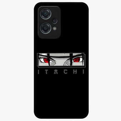 Scarlet Gaze Dominance Glass Case for 1+Nord Ce 2 Lite dramatic front view featuring intense red themed artwork