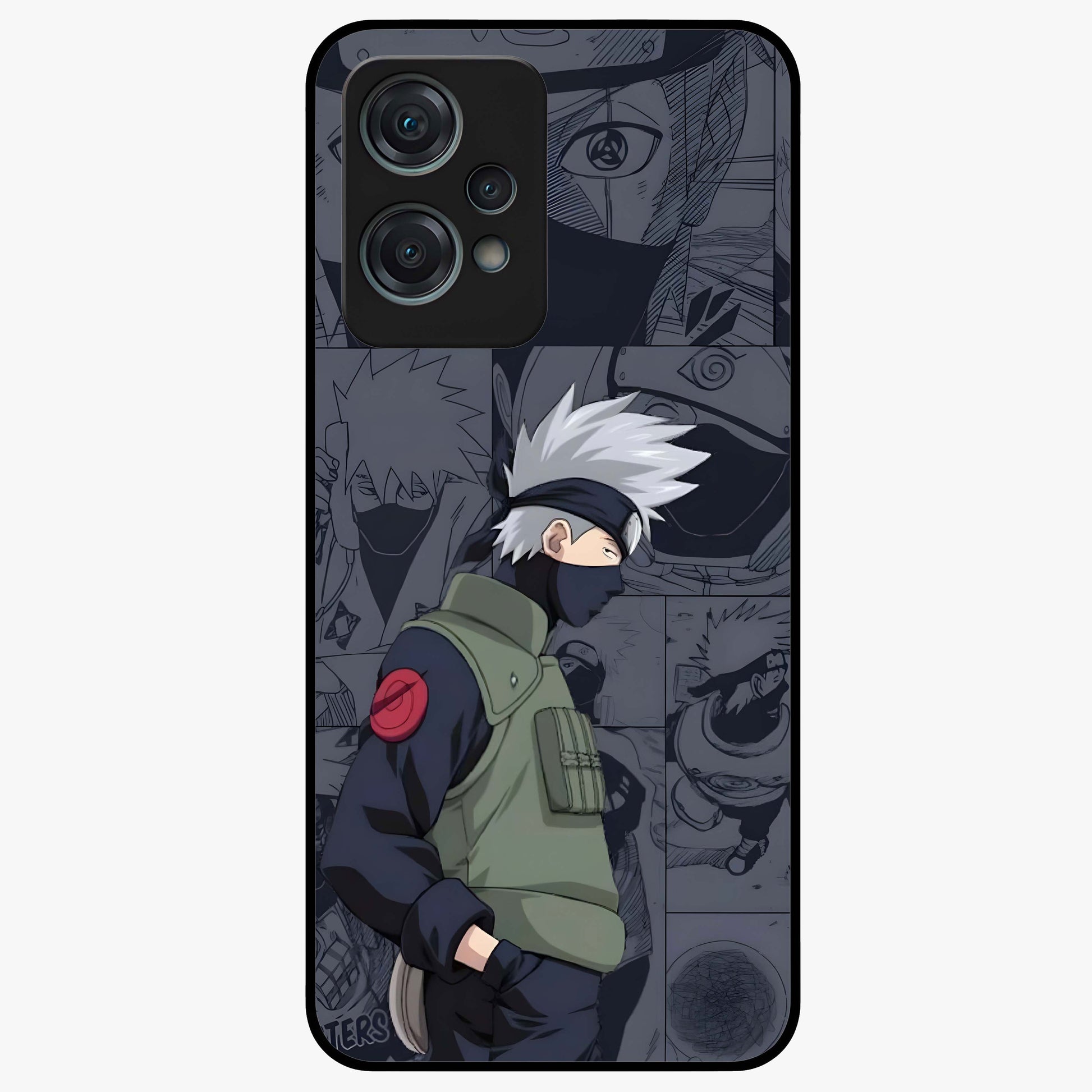 Silent Tactical Master Glass Case for 1+Nord Ce 2 Lite powerful front view featuring stealth tactical inspired artwork
