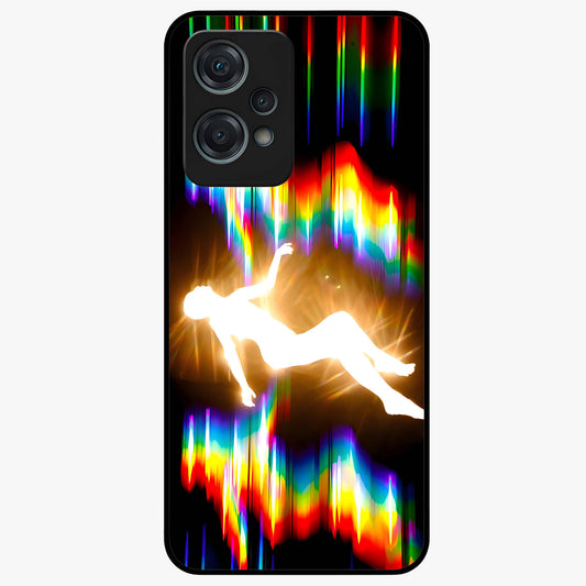 Soul in Spectrum Glass Case for 1+Nord Ce 2 Lite artistic front view featuring colorful spectrum inspired artwork