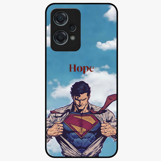 Symbol of Hope Glass Case for 1+Nord Ce 2 Lite meaningful front view featuring inspirational symbolic artwork