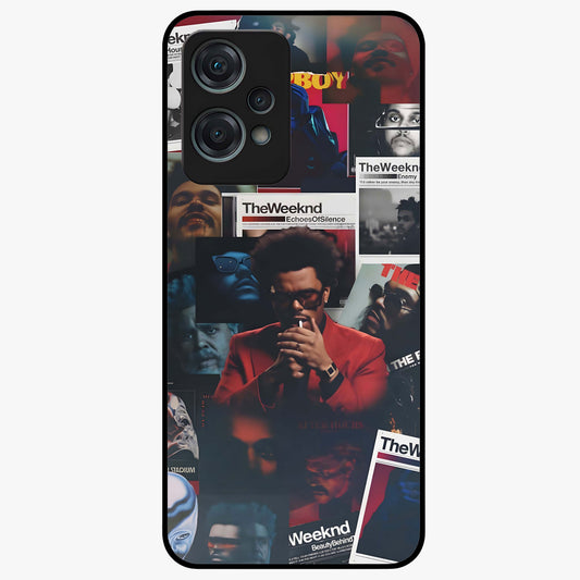 The Weeknd Glass Case for 1+Nord Ce 2 Lite stylish front view featuring music inspired artistic artwork