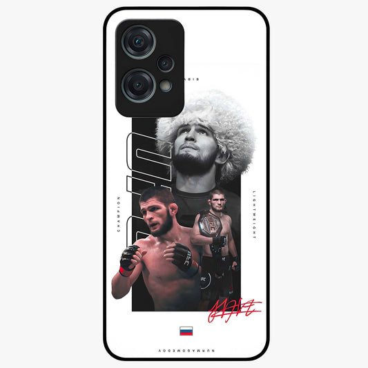 Unbeaten Warrior Legacy Glass Case for 1+Nord Ce 2 Lite powerful front view featuring fearless warrior inspired artwork