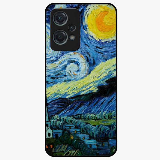 Van Gogh Art Glass Case for 1+Nord Ce 2 Lite artistic front view featuring painterly inspired classic artwork
