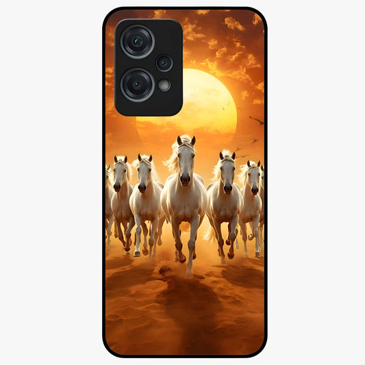 Wild Sunset Majesty Glass Case for 1+Nord Ce 2 Lite dramatic front view featuring bold sunset landscape artwork