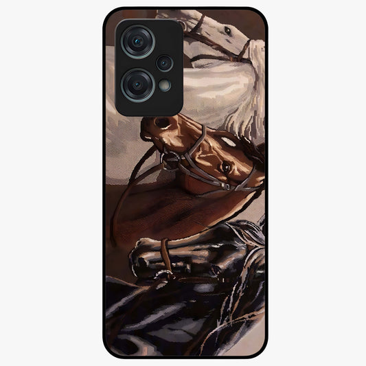 Wild Trio Gallop Glass Case for 1+Nord Ce 2 Lite powerful front view featuring three horses in motion with dynamic artwork