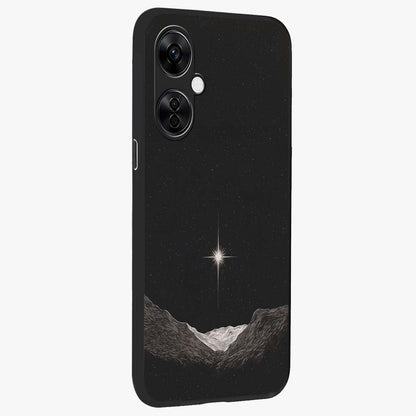 Cosmic Dream Night Glass Case for 1+Nord CE 3 Lite side perspective highlighting vibrant star detailing and premium build