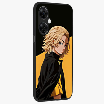 Golden Shadow Commander Glass Case for 1+Nord CE 3 Lite side perspective highlighting intense detailing and premium edge finish