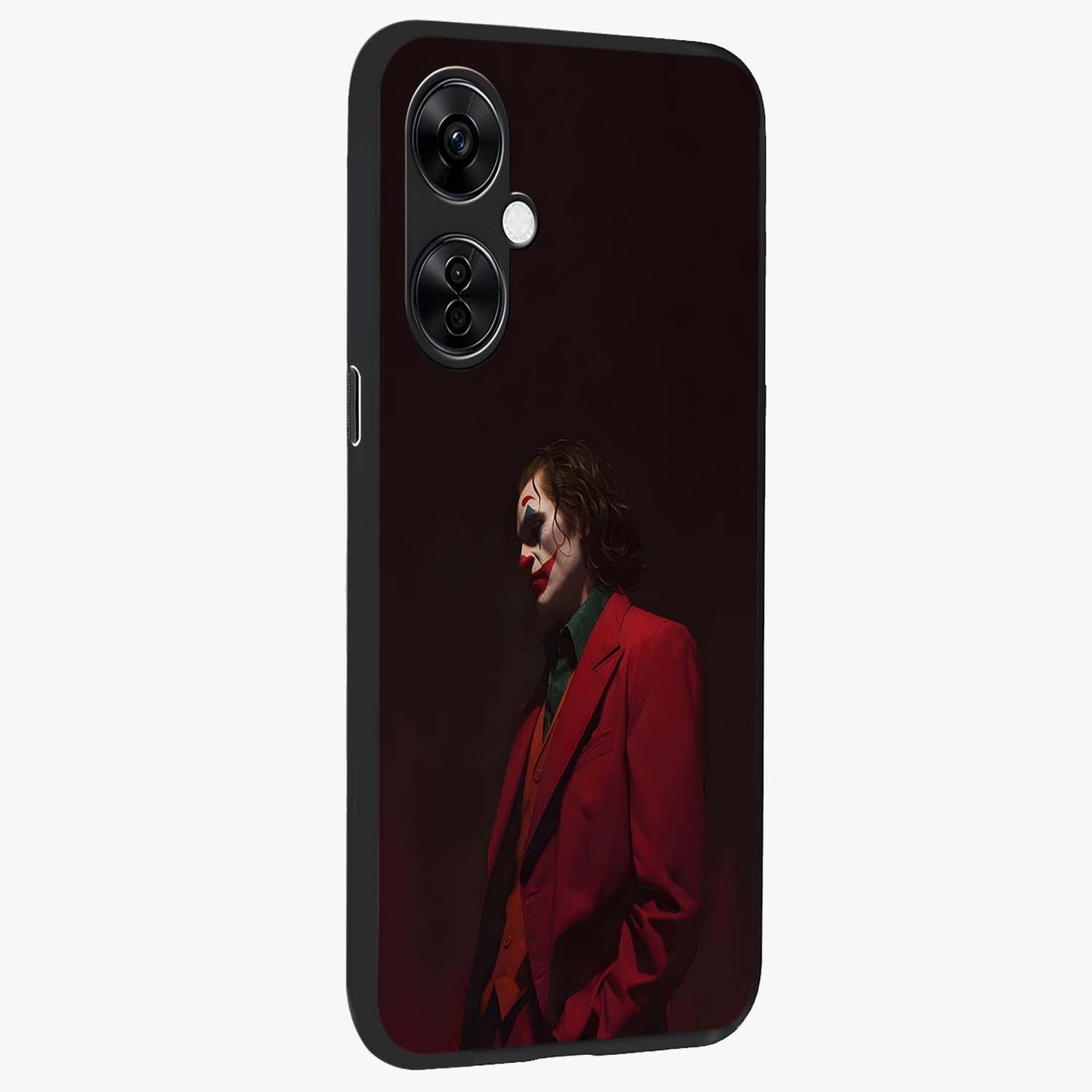 Tragic Chaos King Glass Case for 1+Nord CE 3 Lite side perspective highlighting strong textures and sleek premium build