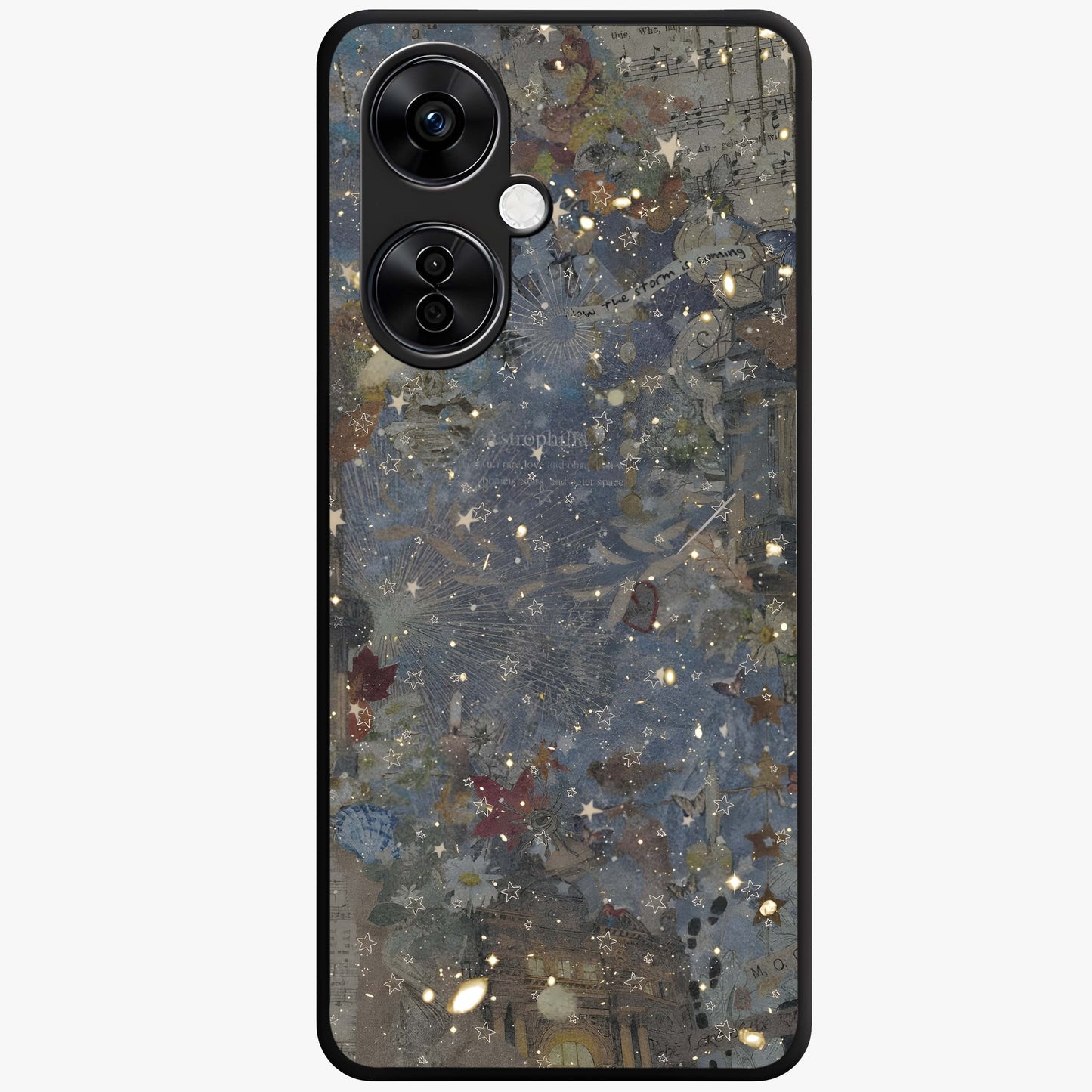 Aesthetic Astrolophia Glass Case for 1+Nord CE 3 Lite front view featuring celestial astrology inspired artwork