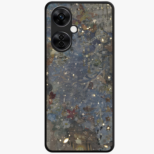 Aesthetic Astrolophia Glass Case for 1+Nord CE 3 Lite front view featuring celestial astrology inspired artwork