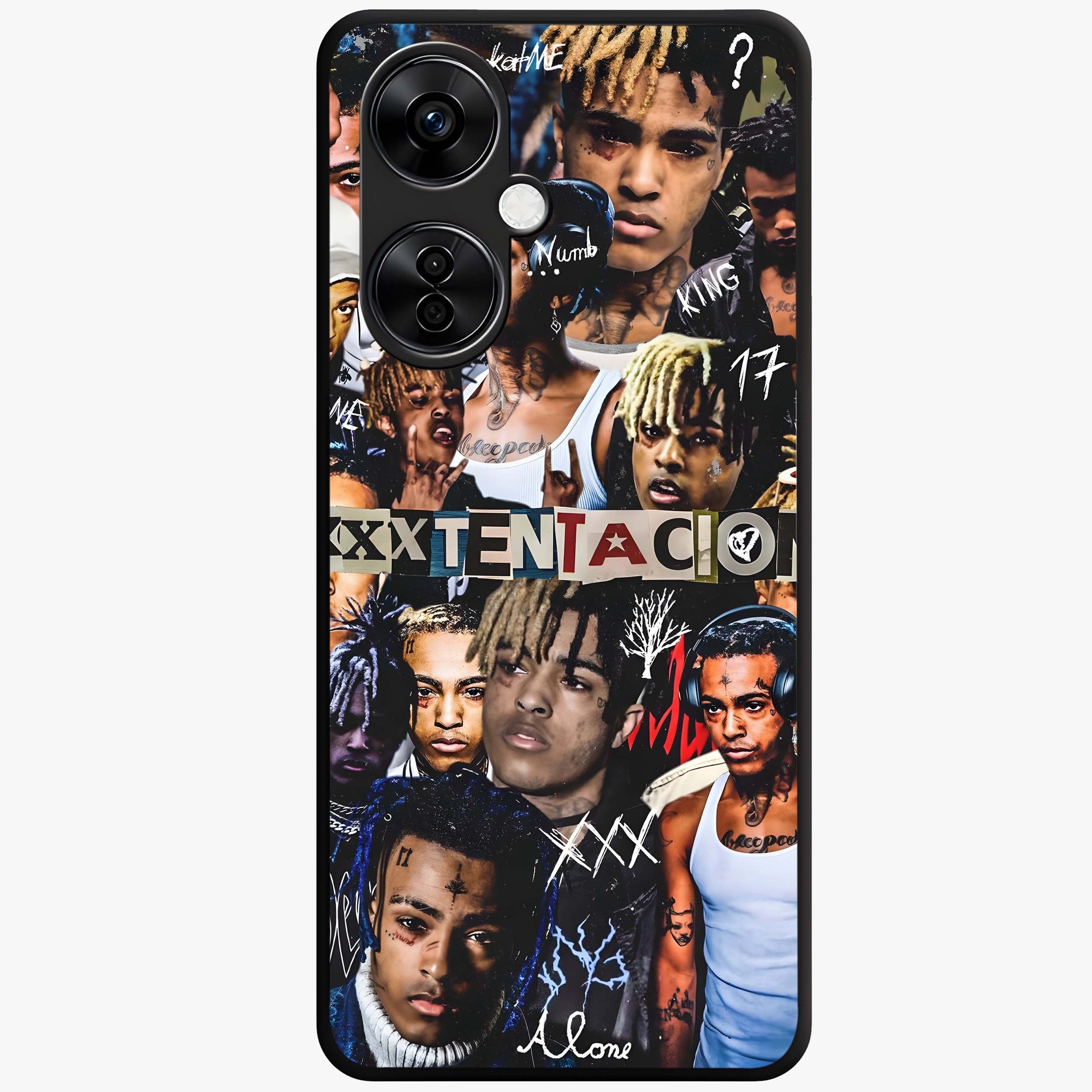 Broken Fame Diaries Glass Case for 1+Nord CE 3 Lite bold front view featuring expressive diary inspired artistic artwork