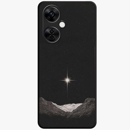 Cosmic Dream Night Glass Case for 1+Nord CE 3 Lite dreamy front view featuring deep night sky artwork with glowing stars