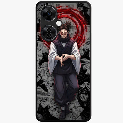 Cursed Ritual Ascension Glass Case for 1+Nord CE 3 Lite dramatic front view featuring dark ritual inspired artwork