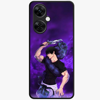 Cursed Strength Ascension Glass Case for 1+Nord CE 3 Lite powerful front view featuring dark ascension themed artwork