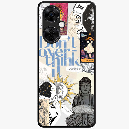 Ethereal Thoughts Glass Case for 1+Nord CE 3 Lite dreamy front view featuring abstract artistic artwork with soft tones