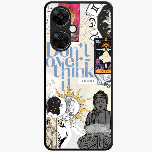 Ethereal Thoughts Glass Case for 1+Nord CE 3 Lite dreamy front view featuring abstract artistic artwork with soft tones