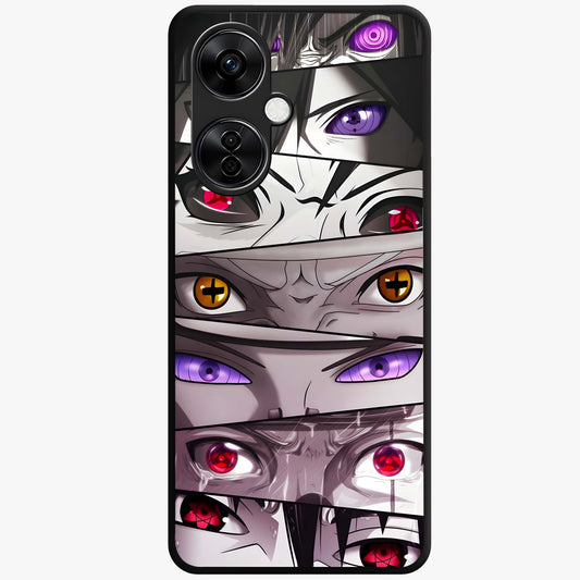 Eyes of Destiny Glass Case for 1+Nord CE 3 Lite bold front view featuring mystical eye inspired artwork